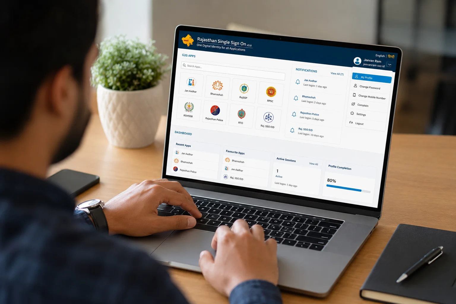 Rajasthan SSO ID Dashboard Complete Guide to Features